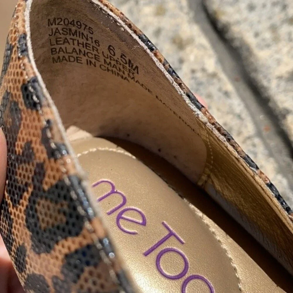 NWOT Leopard Print Wedges